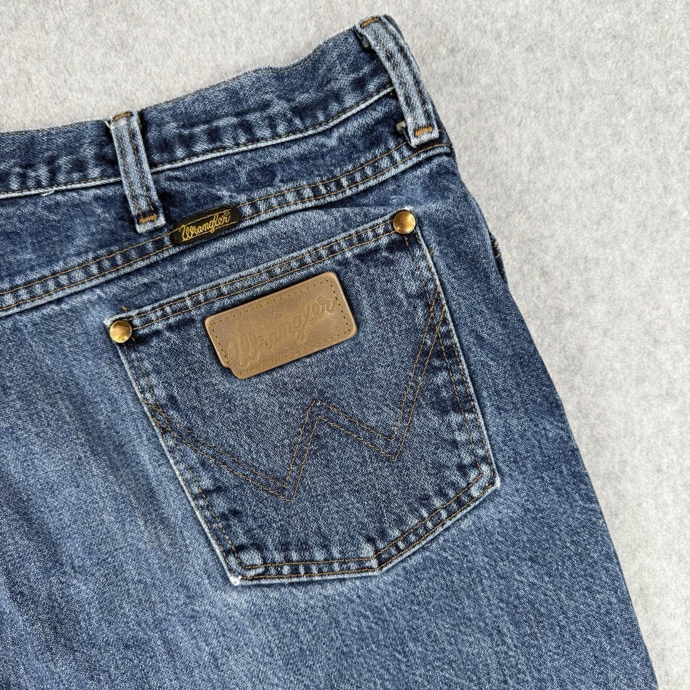 Vintage Wrangler Jeans Mens 40x32 Blue 936DSD‎ Cowboy Western Slim Fit Made USA